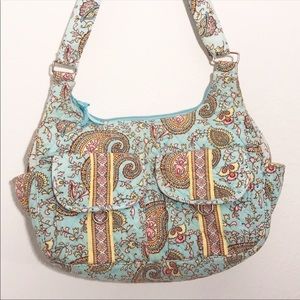 Lemon Hill Quilted Cotton Paisley Shoulder Bag